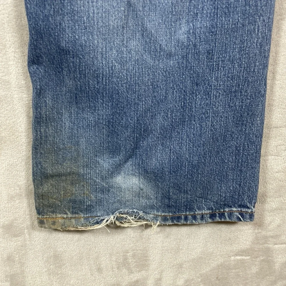 Vtg Levis 567 Low Loose Boot Jeans Mens 38x32 (fit 40x32) Distressed Y2K Faded